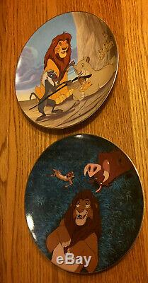 Bradford Disney Le Roi Lion Bourse Collector Plates Ensemble Complet De 12