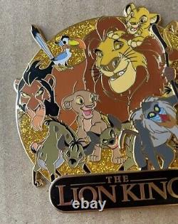 Broche de grappe de personnages du Roi Lion DEC LE250 Simba Scar Mufasa Disney Nala Rafiki