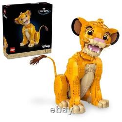 Cadeau de Noël LEGO Disney Le Roi Lion Simba Jouet Bloc Disney Le Roi Lion