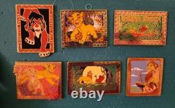 Cadre photo Le Roi Lion Disney BoxLunch Monogram boîte surprise ensemble complet de 6 pin's