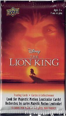 Cartes à échanger Disney Le Roi Lion 660-Pack Case (Upper Deck 2020)