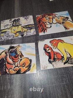 Cartes collectors du Roi Lion de Disney - Ensemble complet moins 3, et beaucoup de cartes supplémentaires