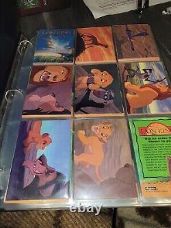 Cartes collectors du Roi Lion de Disney - Ensemble complet moins 3, et beaucoup de cartes supplémentaires