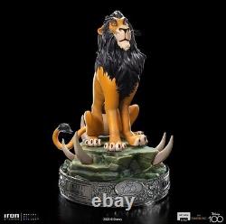 Cicatrice 100 ans Disney 100e version Statue - Le Roi Lion Iron Studios limitée