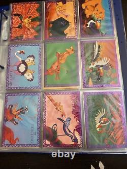 Classeur à anneaux Skybox Disney Lion King 3 avec ensemble complet de cartes séries 1 et 2