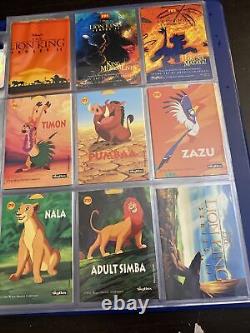 Classeur à anneaux Skybox Disney Lion King 3 avec ensemble complet de cartes séries 1 et 2