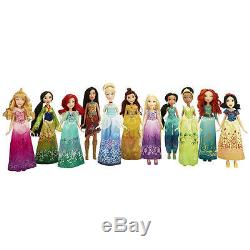 Collection De 11 Poupées Disney Princess Shimmering Dreams Avec Ses Tenues De Tenues Et Robes