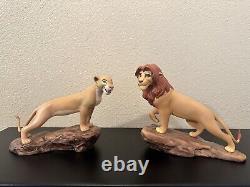 Collection classique Disney WDCC Le Roi Lion 5ème anniversaire Ensemble de figurines en 2 pièces