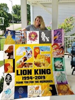 Collection de 30 ans du Roi Lion 1994-2024 Couverture-édredon, cadeau pour les fans