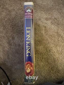 Collection de chefs-d'œuvre Walt Disney Le Roi Lion VHS #2966