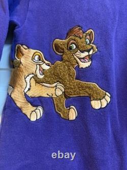Combinaison Une Pièce Vintage Disney Le Roi Lion Bébé 24M Violet Simba Sweat