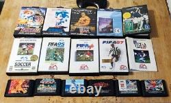 Console originale Sega Megadrive + Bundle de 16 jeux, Sonic, Le Roi Lion, Testé