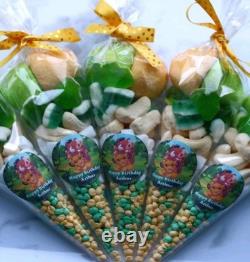 Cornets de bonbons personnalisés et préremplis sur le thème du Roi Lion, cadeaux de fête pour les invités