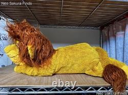 Coussin en peluche Simba Lion King Disney 90cm Version adulte Jaune TDR Utilisé
