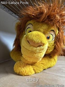 Coussin en peluche Simba Lion King Disney 90cm Version adulte Jaune TDR Utilisé