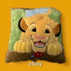 Coussin oreiller Simba & Bug Le Roi Lion officiel Disney Store Rare Remisé 3D Neuf
