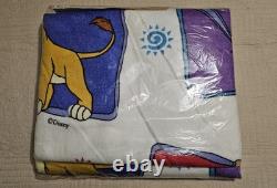 Couverture Vintage 1990s Le Roi Lion Simba Walt Disney Twin Full 72 x 90