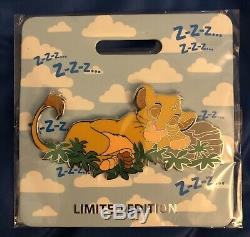 D23 2019 Mog Simba Le Roi Lion Cat Nap Le300 Disney Pin Wdi Marque Nouveau