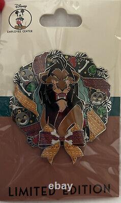 Dec Disney Pins Scar Le Roi Lion Villains Halloween Wreath Le400 Pin