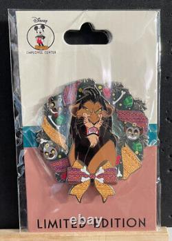 Dec Employee Center Villains Scar Lion King Wreath Le 400 Disney Pin