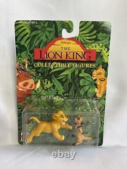 Disney 1994 Le Roi Lion Figurines de Collection Mattel Ensemble Complet Scellé de 6 Packs