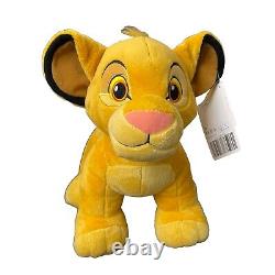 Disney 30e anniversaire Simba Roi Lion épuisé Build A Bear BNWT avec 2 chansons