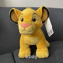 Disney 30e anniversaire Simba Roi Lion épuisé Build A Bear BNWT avec 2 chansons