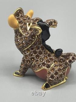 Disney Arribas Bros/Swarovski PUMBAA LE ROI LION Figurine limitée ornée de bijoux RARE NEUVE EN BOÎTE