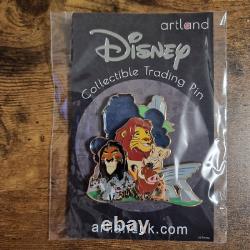 Disney Artland Jumbo Pin Le Roi Lion Cluster Simba Timon Pumba Nala Scar Mufasa PP