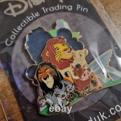 Disney Artland Jumbo Pin Le Roi Lion Cluster Simba Timon Pumba Nala Scar Mufasa PP