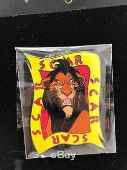 Disney Auctions Scar Villain Le 100 Épingle Lion King Characters Set # 2