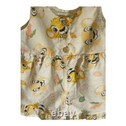 Disney Baby Le Roi Lion Simba et Nala Grenouillère sans manches Taille bébé 3-6 mois