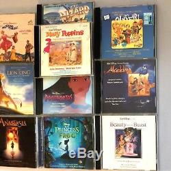 Disney Bandes Originales De Films Fantasia CD Le Roi Lion Beauté & Beast Anastasia CD Lot