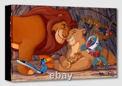 Disney Beaux-art Trésors Sur Toile Collection Prince De La Pride-lion Roi