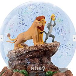 Disney Bradford Exchange Globe Musical Scintillant Le Roi Lion Simba Nala Rafiki