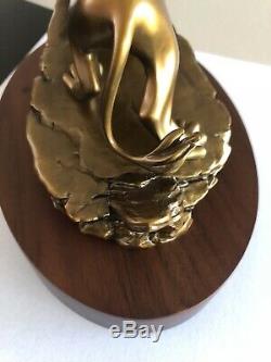 Disney Cast Service Award Membre 20 Ans Simba Le Roi Lion En Bronze Statue Figurine
