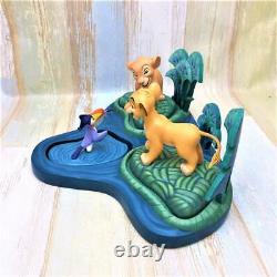 Disney Classics Lion King Figurine Simba Nala Zazu Set Livraison Gratuite Rare Utilisé F/s