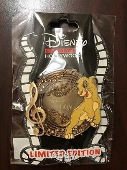 Disney D23 Expo 2022 Dsf Dssh Music Series Pin Simba Le 400 Lion King Record Pin