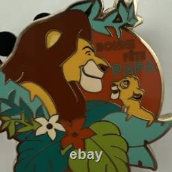 Disney DLP LE 700 Le Roi Lion Mufasa Sarabi Simba Coffret de pins pour la fête des mères et la fête des pères