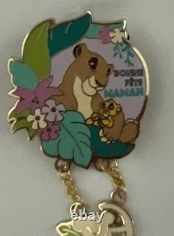 Disney DLP LE 700 Le Roi Lion Mufasa Sarabi Simba Coffret de pins pour la fête des mères et la fête des pères