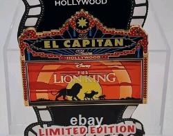 Disney DSF épingle LE 400 Marquee LE ROI LION en action réelle