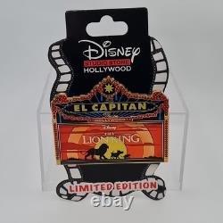 Disney DSF épingle LE 400 Marquee LE ROI LION en action réelle