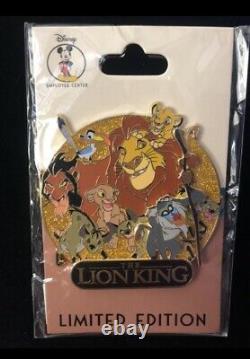 Disney Décembre Employee Centre Lion King Pin Cluster Simba Mufasa Anniversaire Le250