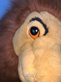 Disney Énorme Vintage Le Roi Lion Mufasa 31 Plush