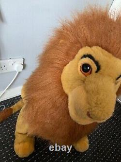 Disney Énorme Vintage Le Roi Lion Mufasa 31 Plush
