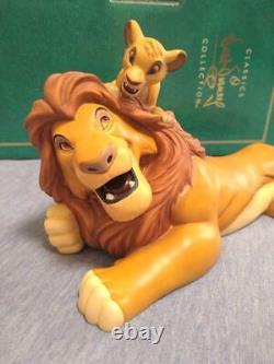 Disney Figure Lion King Mufasa & Simba WDCC Tribute Series Pals Forever - Figurine Disney du Roi Lion Mufasa et Simba, Série d'Hommage WDCC, Amis pour toujours.