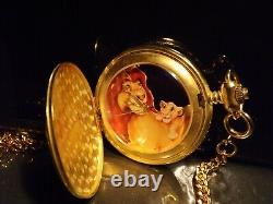 Disney Hommes Vintage Lion King Pocket Watch (simba & Mufasa)-limited Ed-vvhtf-nouveau