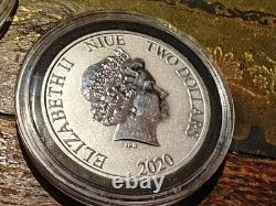 Disney Le Roi Lion 2020 Ensemble de 4 X 1oz. 999 Pièces en Argent NIUE (4oz Total)