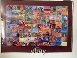 Disney Le Roi Lion Cadre Burger King Skybox Promotion Feuille Non Découpée Cartes 1994 Rare