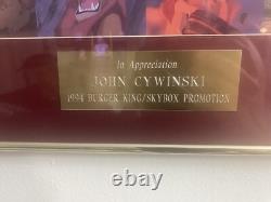 Disney Le Roi Lion Cadre Burger King Skybox Promotion Feuille Non Découpée Cartes 1994 Rare